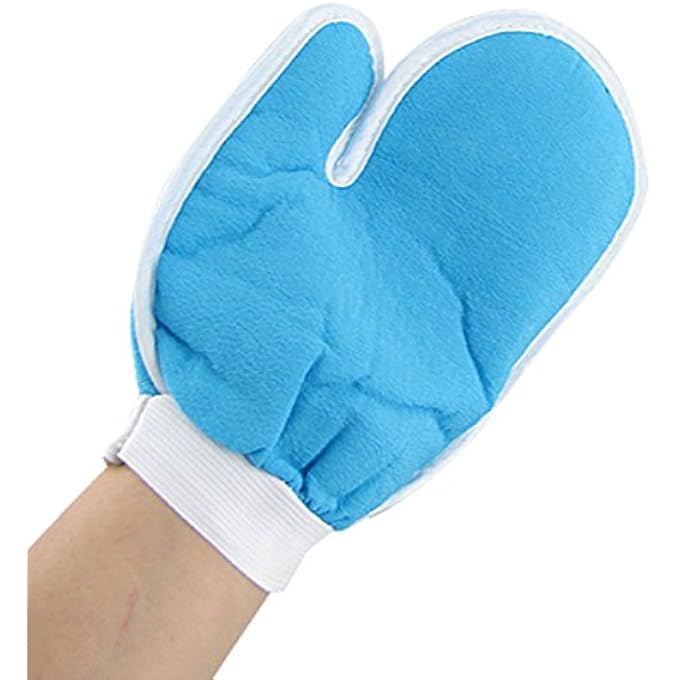 Blue Bath Shower Hand Cleaning Massage Glove Body Scrubber (id: aec 030 1e5 710 572